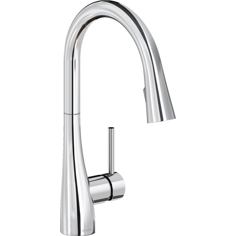 Robinet de cuisine à poignée simple Gourmet, Chrome