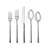 Fortessa Lloyd 18/10 Stainless Steel, 60 Piece Flatware Set (Service for 12), Silver