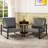 Angellina Faux Leather Armchair-1298459520