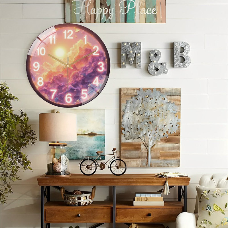 Horloge murale fantaisie 12 po