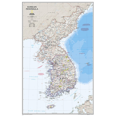 Korean Peninsula Classic - Laminated