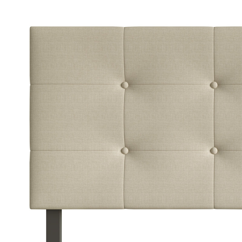 Tête de lit tapissier Forest Hill, Double, Black