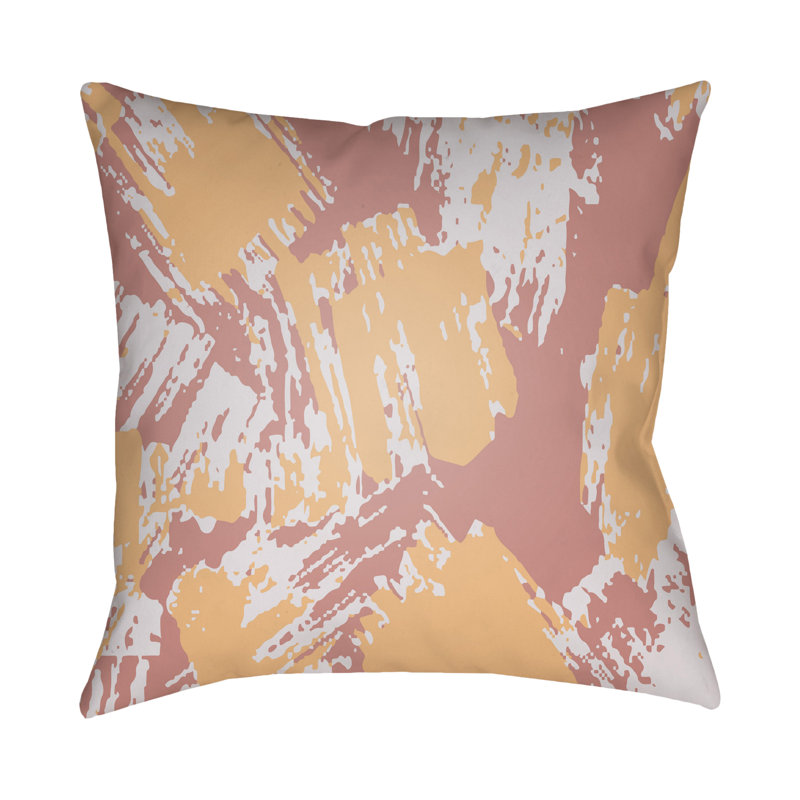 Textures Indoor/Outdoor Throw Pillow Cover, 20" H x 20" W x 5" D, Blue