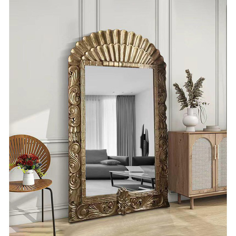 Miroir pleine grandeur de luxe français, H 70,87 po x l 31,5 po
