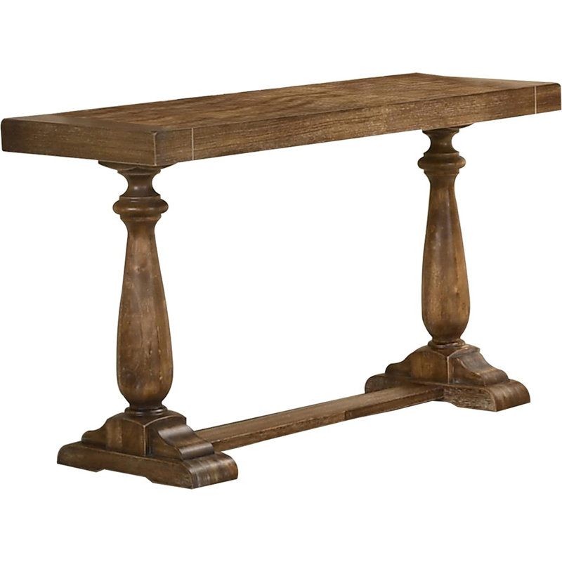 Console transitionnelle pour vestibule et salon, Bois flotté