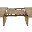 Distressed Light Brown 10-piece Extension Dining Set