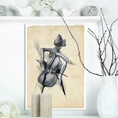 Reproduction d’art sur toile tendue music’chello playe
