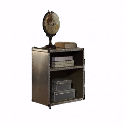 Table de chevet en aluminium avec USB