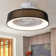 Jiren Dimmable Flush Mount LED Ceiling Fan with Remote Control