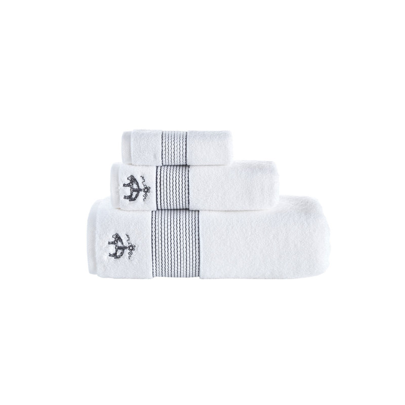 Turkish Cotton Midweight Jacquard Mulit-Size Set, Anthracite