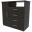  Commode 4 tiroirs 36 "noire