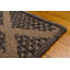 Tapis brun tissé à la machine Sarinah-287382669
