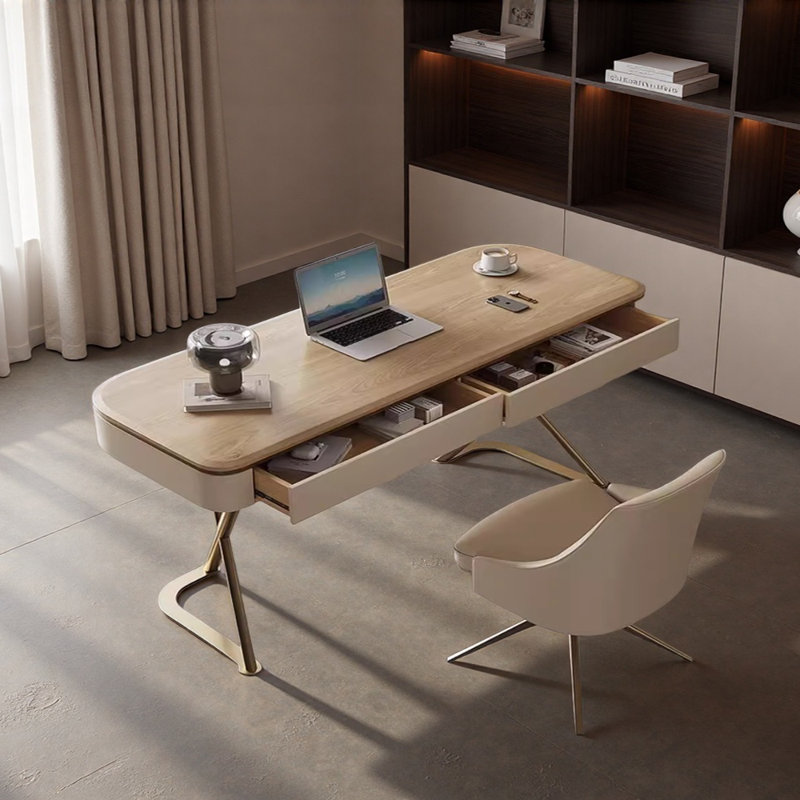 Modern High-end Design Double-drawer Writing Desk