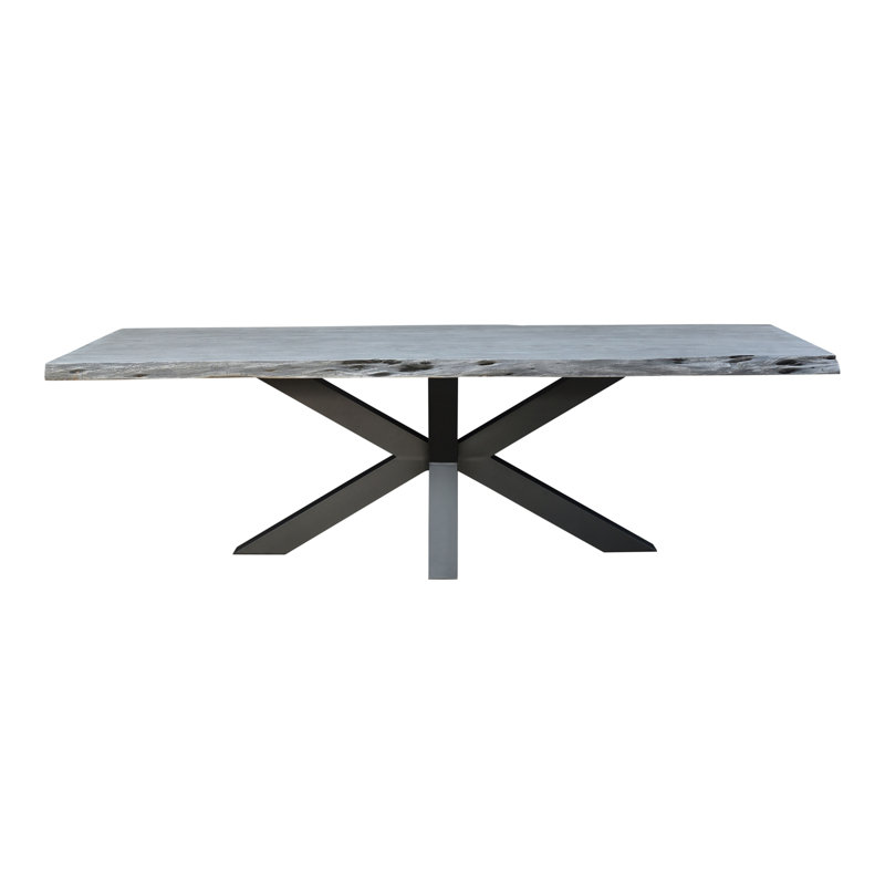 Edge Solid Wood Dining Table, 30" H x 84" L x 40" W