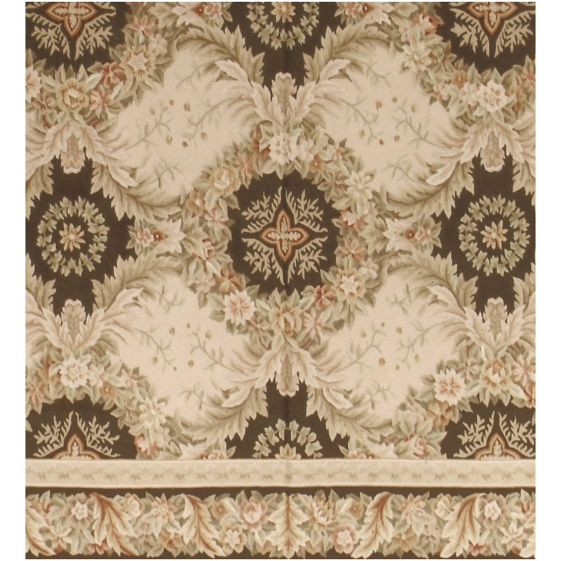 Wool Oriental Area Rug, Rectangle 2' x 3'