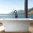 Freestanding Bathtub Faucet with Hand Shower-129759617