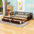 Levay Daybed with Trundle and 2 Drawers -1949978125