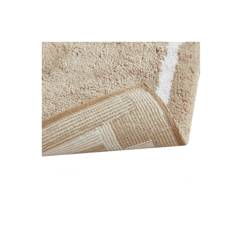 Cotton Tufted Bath Rug 20X30, Single- 30" L x 20" W, Taupe