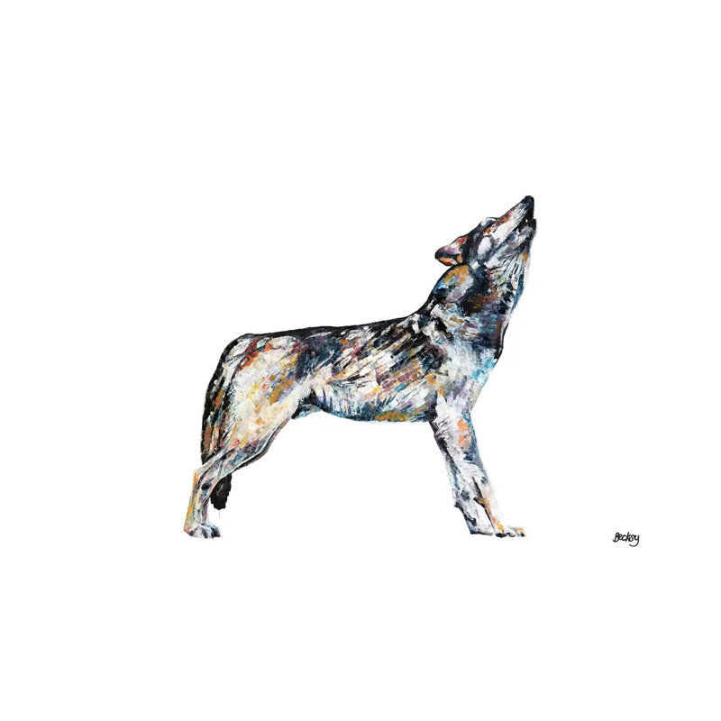Mishka by Becksy - Wrapped Canvas Print, 66.04 cm H x 45.72 cm W x 3.175 cm D