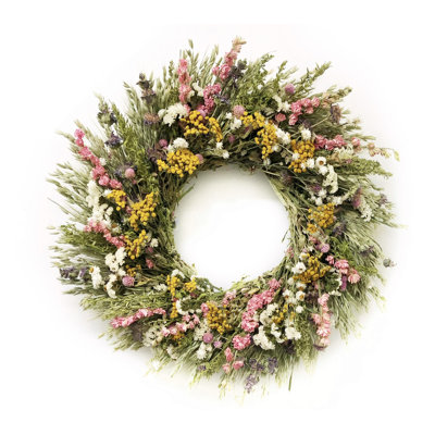 Great Meadows Handcrafted Floral Wreath
