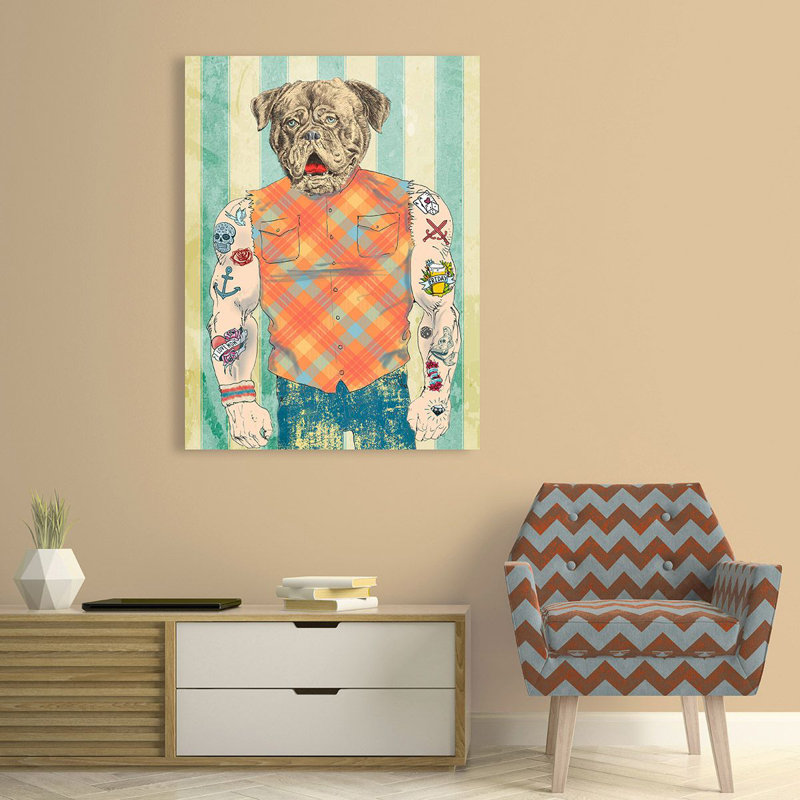 Gentle Giant by Matt Spencer - Wrapped Canvas Print, 100cm H x 70cm W x 4cm D