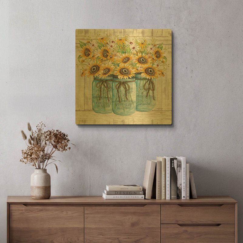 " Garden Gathering " Print, 24"x24"