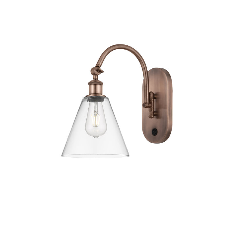 Swing Arm Sconce, LED, Antique Copper