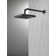 Universal Showering Components Square Single-Spray Rain Shower Head, Rainfall Shower Head 2.5 GPM