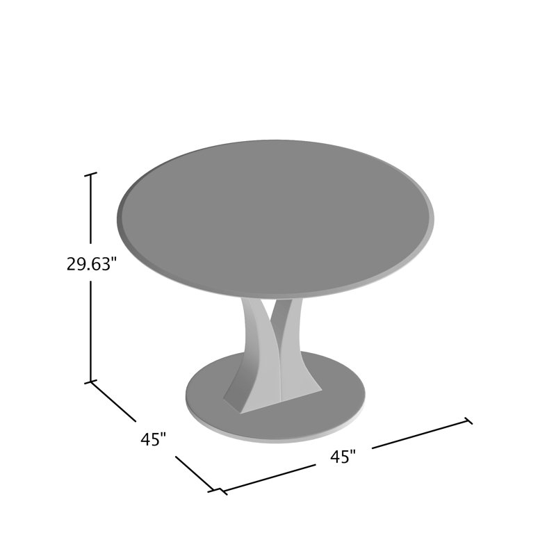 Round Glass Top Metal Base Dining Table