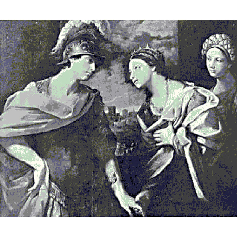 Dido and Aeneas, 20" H x 24" W