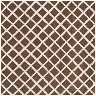 Sanyla Hand Tufted Wool Geometric Rug