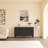 Sideboard With Wavy Pattern Doors-1151453763
