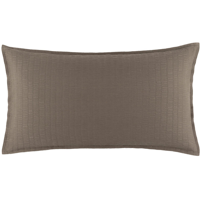 Roark Matelasse Sham, Pewter Blue, King