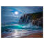 «Schafer Wave of Sea at the Full Moon», reproduction de photo sur toile tendue-416973564