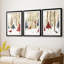 Christmas Holiday Art CDVII - Impression encadrée sur mesure de qualité supérieure - 3 pièces-1581571606-1581571607