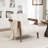 Bula Solid Wood Upholstered Armchair-1918557561