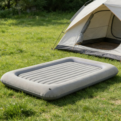 Matelas gonflable de camping, matelas gonflable détachable portatif 2 côtés