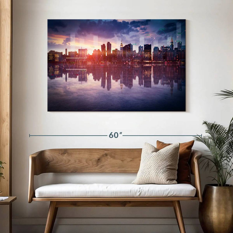 Ravi New York Abstract, 32" H x 48" W