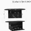 Table basse, table basse en forme de nuage avec tiroirs et compartiments de rangement.-1224381987