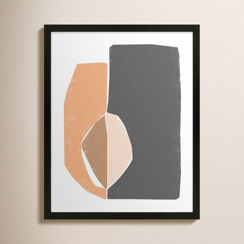 Espoir par Jacques Pilon - art mural encadré, Noir, H 20 po x l 16 po x P 1,25 po