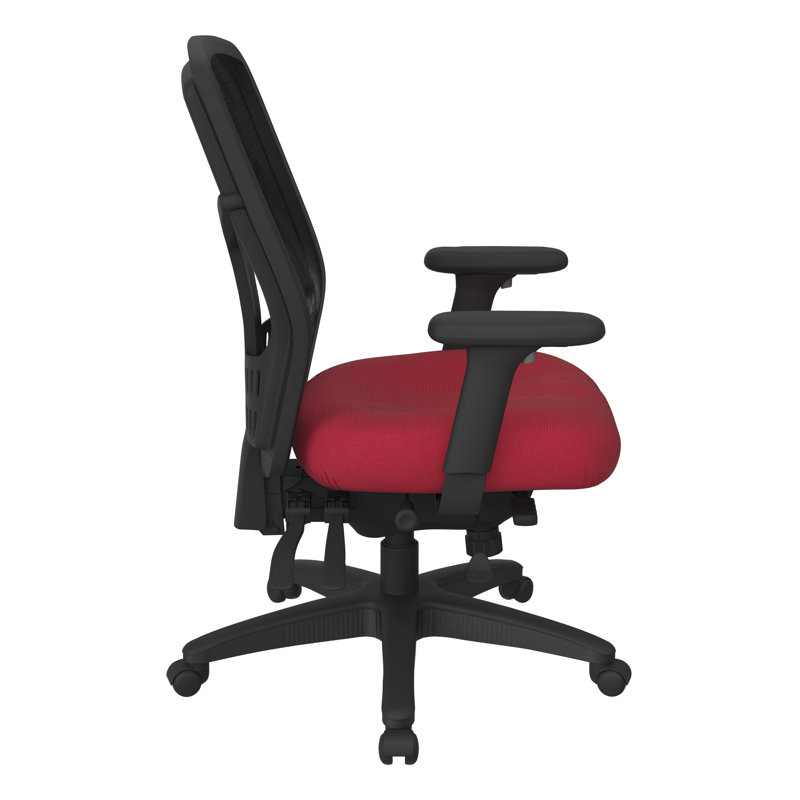 ProGrid Polyester Blend Task Chair, Rouge
