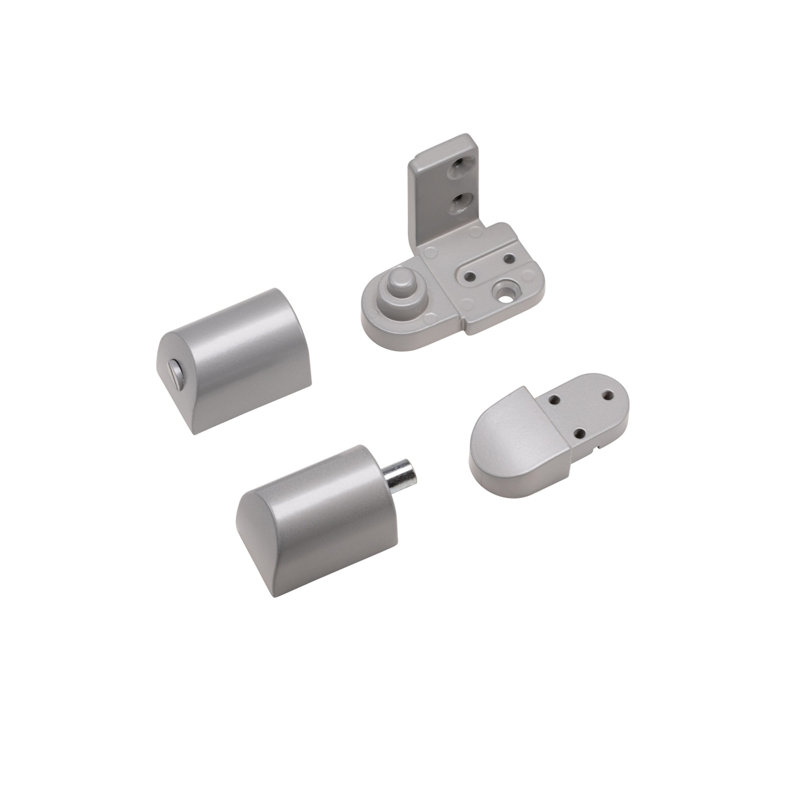 YKK Style Right Hand Offset Door Pivot Hinge Set for Adams Rite Type Storefront Door, Aluminum