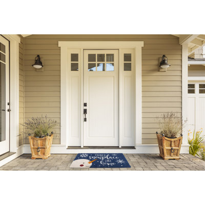 Reid Non-Slip Christmas Outdoor Doormat