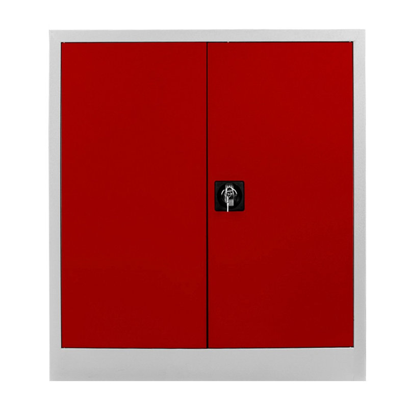 Armoire de rangement industrielle en acier 36,2 x 39,4 x 15,7 pouces | Fabrication 100% acier, serrure chromée, système de rail réglable | Fixation murale, parfaite pour la maison ou le bureau