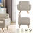 Contemporary Accent Armchair with Linen Upholstery Living Room Furniture-485239691