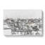 Rooftops in Barcelona Spain in Abstract - Wrapped Canvas Drawing - Wrapped Canvas-55338538