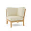 Natsepa Outdoor Teak Corner Wedge Lounge Chair