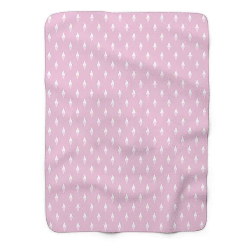Pastel harmonie - couverture Sherpa de qualité supérieure 1 pièce, Lit simple