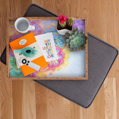 Plateau de table à café/repose-pieds