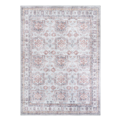 Macchione Performance Chenille Floral Indoor Rug